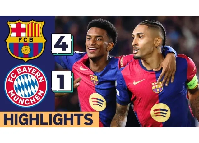 Barca có màn trả thù ngọt ngào khi thắng Bayern Munich 4-1